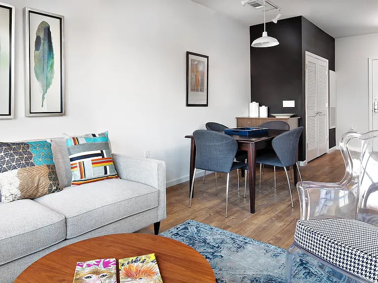 Dining and living area