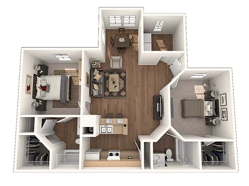 Floor plan 2X2