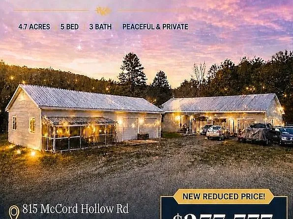 815 McCord Hollow Rd, Hohenwald, TN 38462