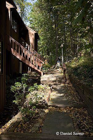 Front Walk in Fall