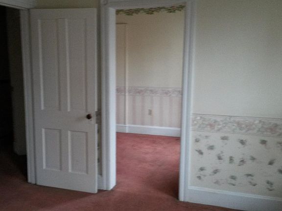 Bedroom with large storage