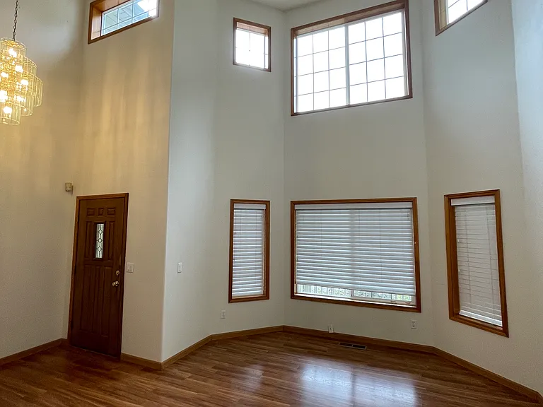 Entryway with High Ceilings