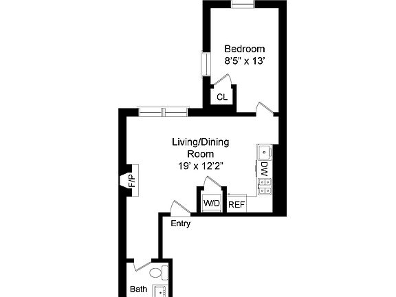 2nd image of 61 W 70th St #2B