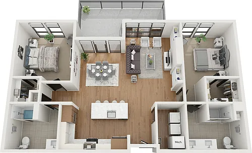 Floor plan B6