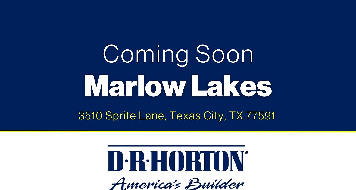 Marlow Lakes by D.R. Horton Houston Southeast in Texas City TX Zillow