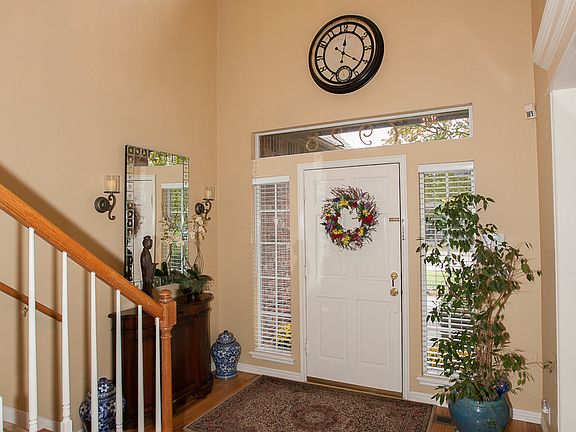 Foyer with High Ceiling
