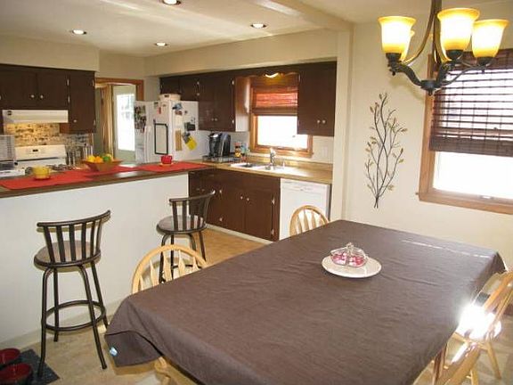Dining room view kitchen