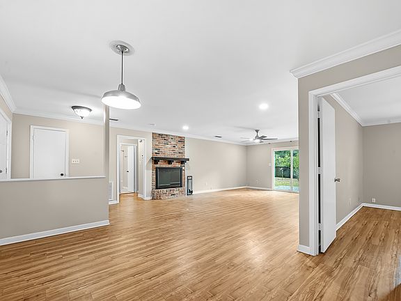 View from Dining area. Master bedroom door to right of photo.