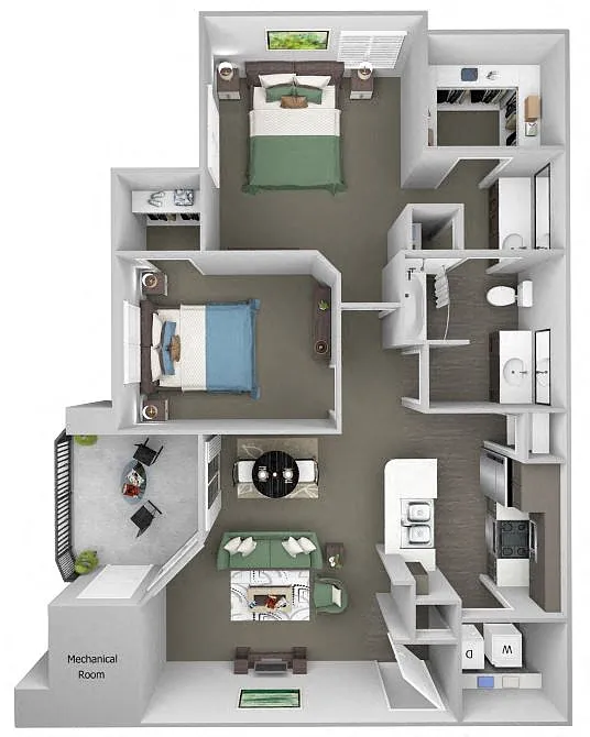 Floor plan B1 (Emerald)