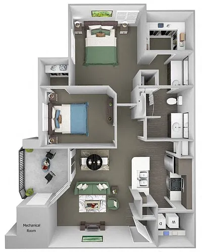 Floor plan B1 (Emerald)