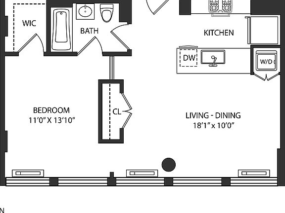 2nd image of 101 N 5th St APT 1E