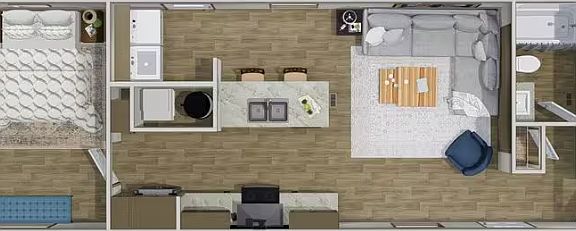 Interior layout is the same for both homes