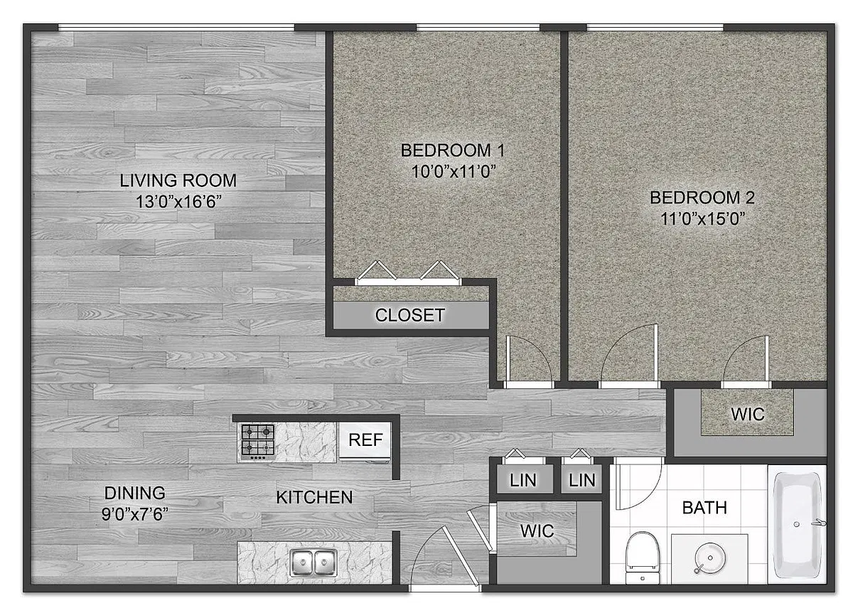 Floor plan The Turquoise
