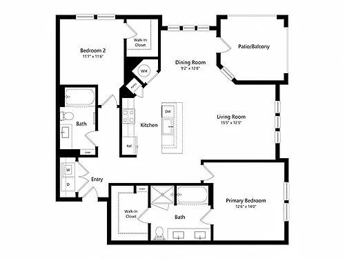 Floor plan B3