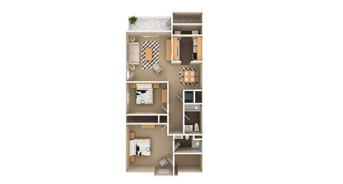 Floor plan QUAIL Private Entry
