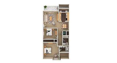 Floor plan QUAIL Private Entry