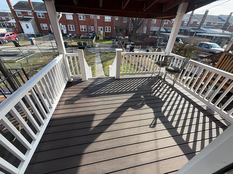 Back deck