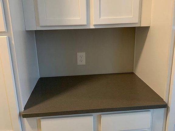Coffee bar spot with cabinets closed