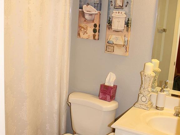 Each bedroom has a private (not shared) bath