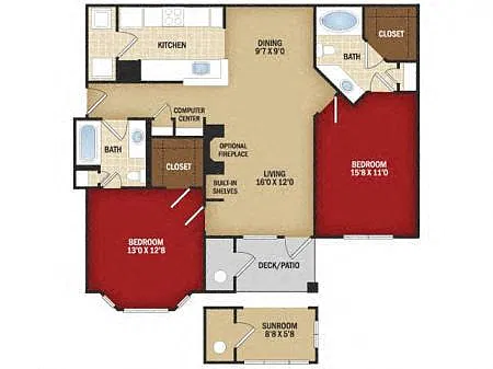 Floor plan Two Bedroom A