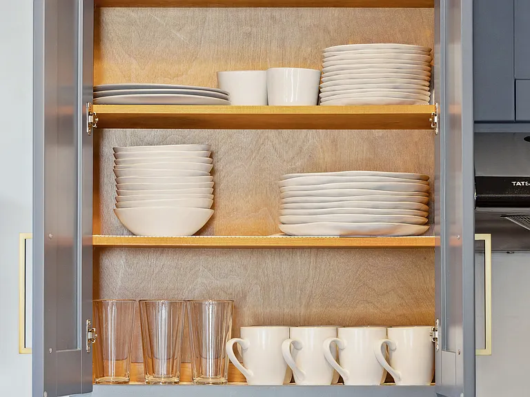 Chef-ready kitchen with modern appliances, cookware, cutlery, glassware, and everything else you need to feel at home immediately.