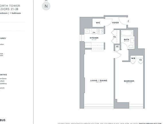 2nd image of 1 Columbus Pl APT N22f