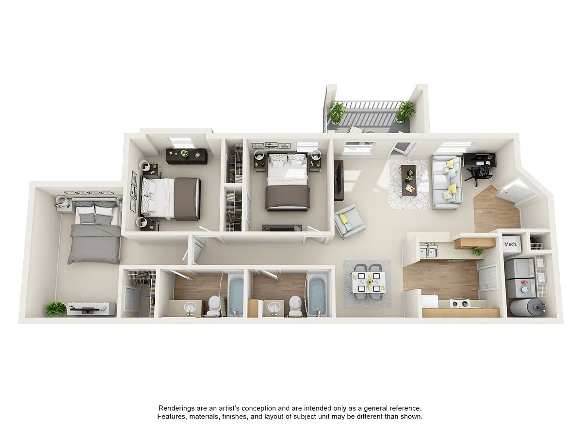 Floor plan Sunset