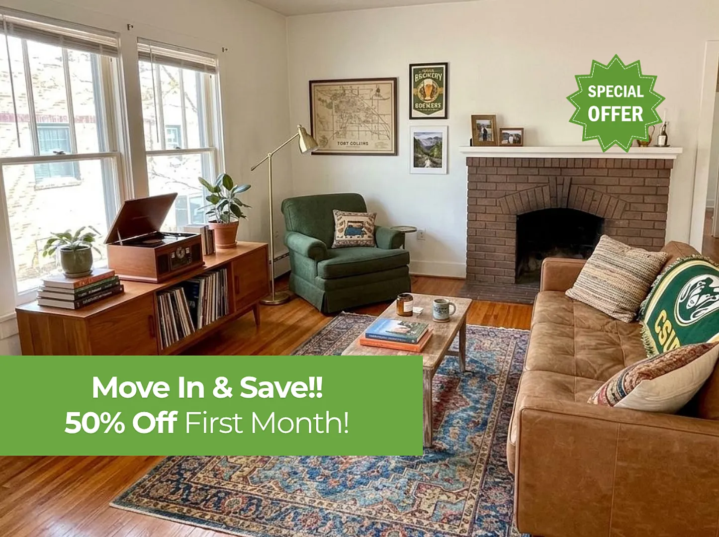 Move In & Save - 50% Off First Months Rent! 3 Bed + 2 Bonus Rooms - 5 Total Rooms - Near Csu! — Photo 1