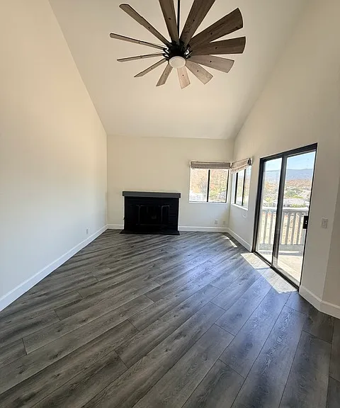 Living room leads to the balcony