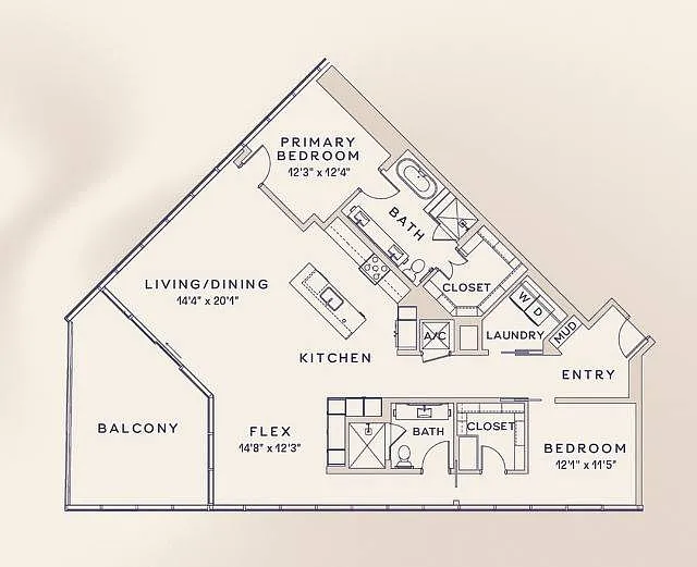 Floor plan B3