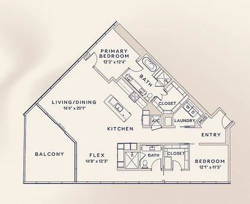 Floor plan B3