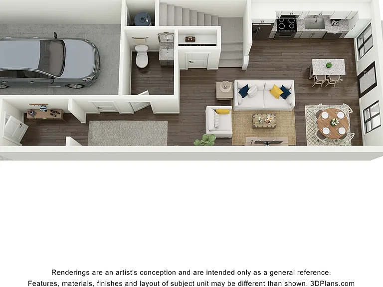 3-Bed 2.5-Bath Townhome First Floor 3-Bed 2.5-Bath Townhome First Floor