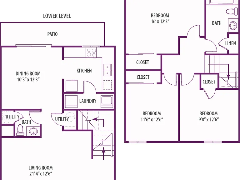 Ficklen- Riverside 3 bedroom townhome with W/D Ficklen- Riverside 3 bedroom townhome with W/D