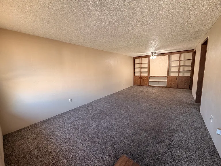 2 bedroom living room & dining area