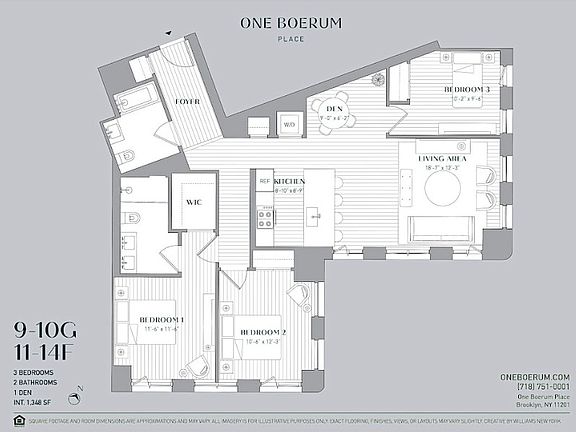 2nd image of 1 Boerum Pl APT 11F