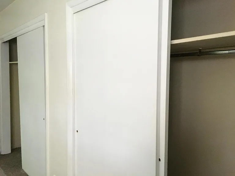 Master Bedroom with double closet space