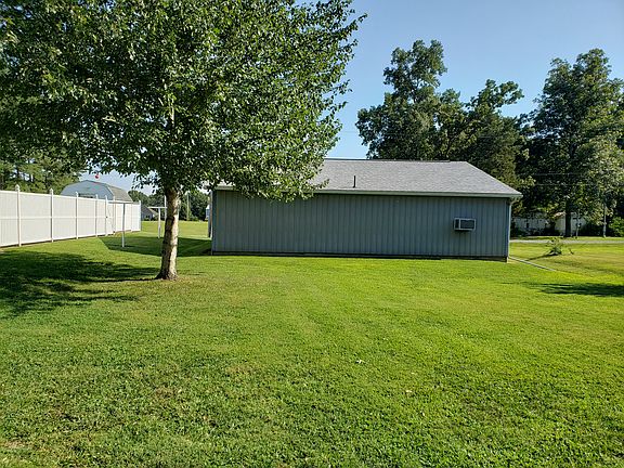 Back of detached garage