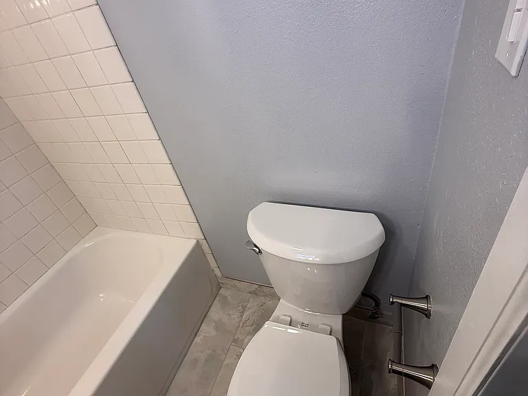 New toilet, new toilet paper holder