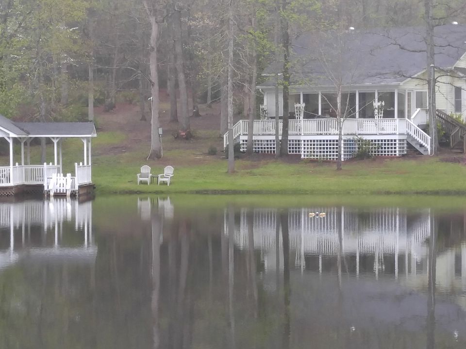 gazebo on lake