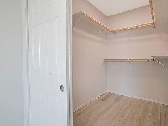 both bedrooms in unit 302 have walk-in closets!