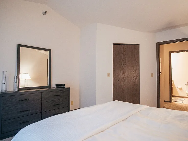 Bedroom Area with walk in closet
