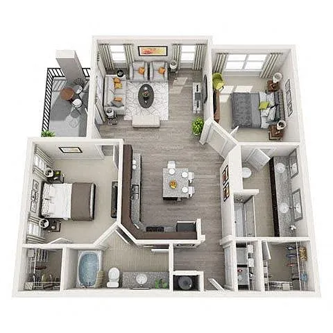 Floor plan B3