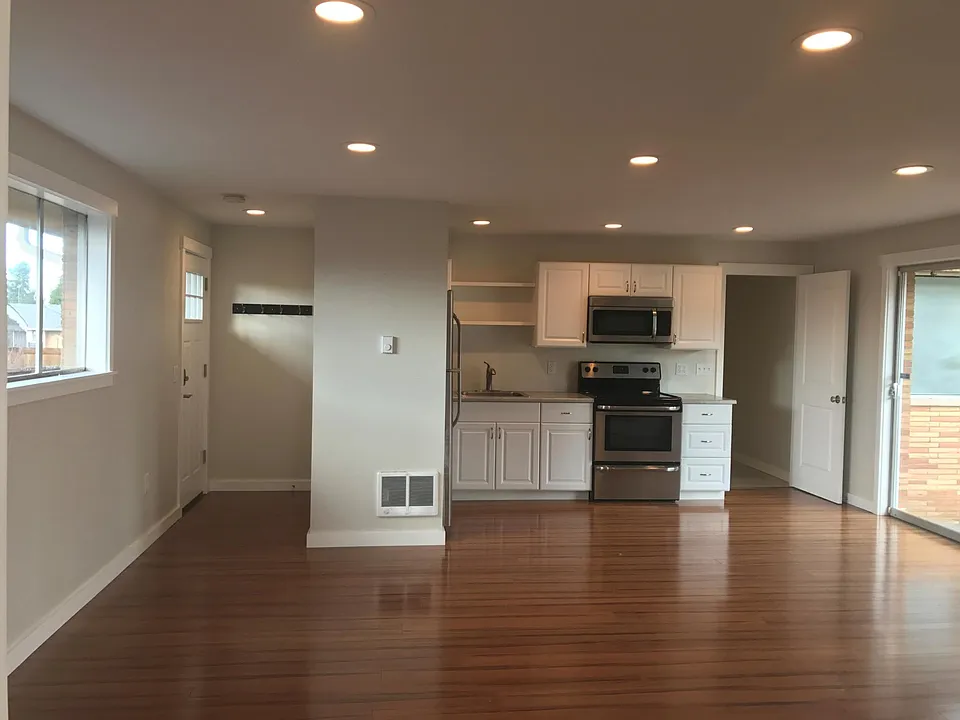 Entrance, Kitchen, and Living Room