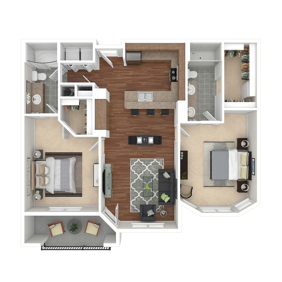 Floor plan B3