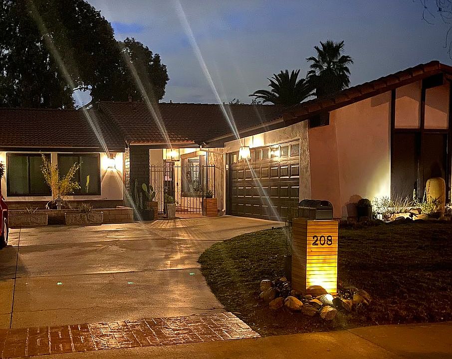 Added front lights & sconces