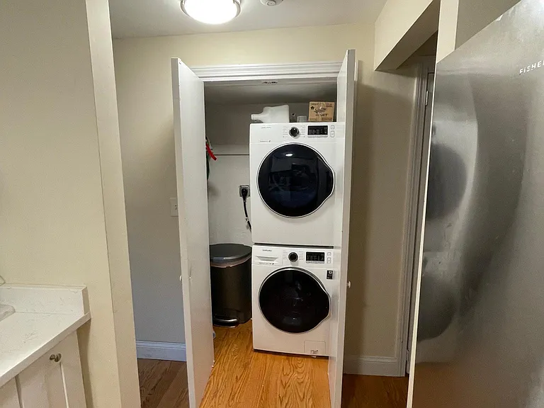 Washer and dryer
