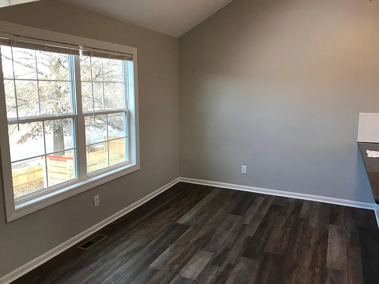 Dining Room with vault and skylight