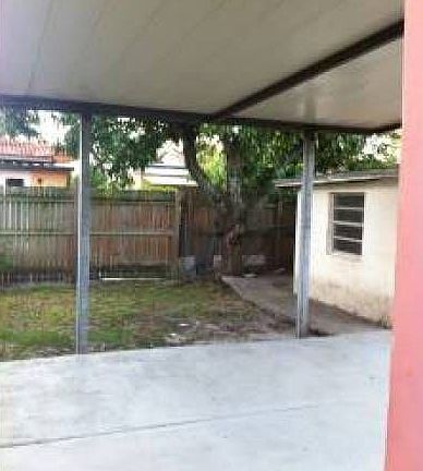 Backyard Terrace and Util