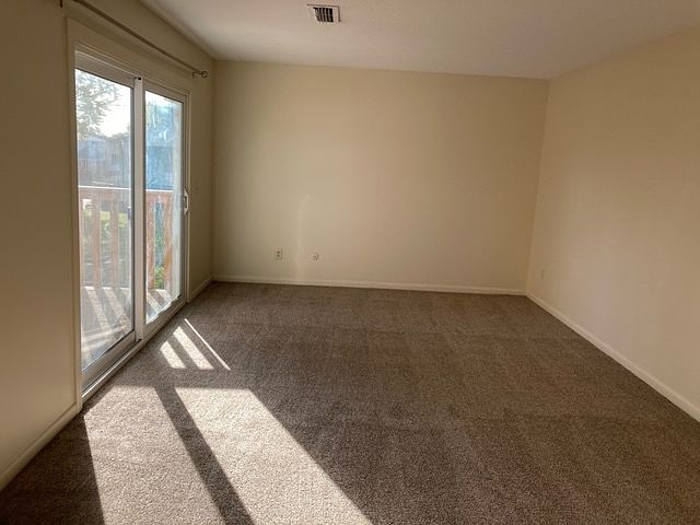 Living Room with deck