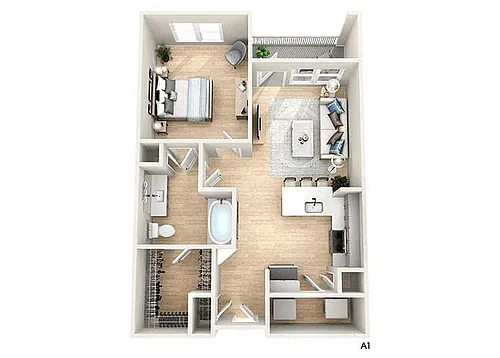 Floor plan A1